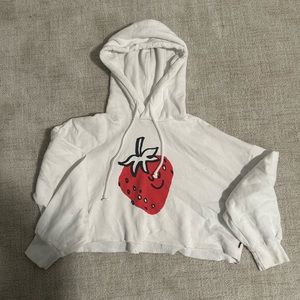 H and M size 12 kids strawberry sweatshirt